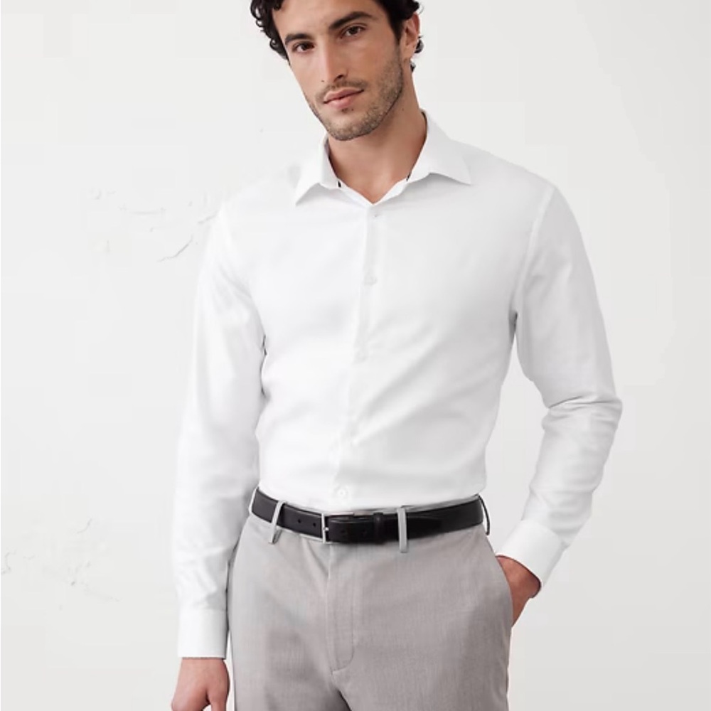 Banana Republic Wrinkle Resist Athletic Fit Men's Dress Shirt